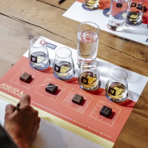 Foodpairing chocolade & jenever  (Foto: Boumediene Belbachir)