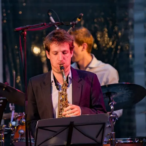 Jazz 'n Jenever 2016: Jelle Van Giel Group (foto: R. Hermans)
