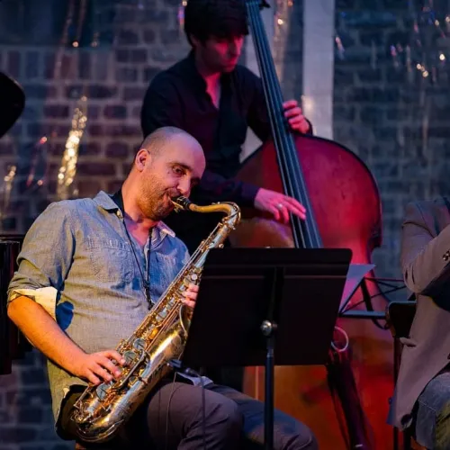 Jazz 'n Jenever 2016: Jelle Van Giel Group (foto: R. Hermans)