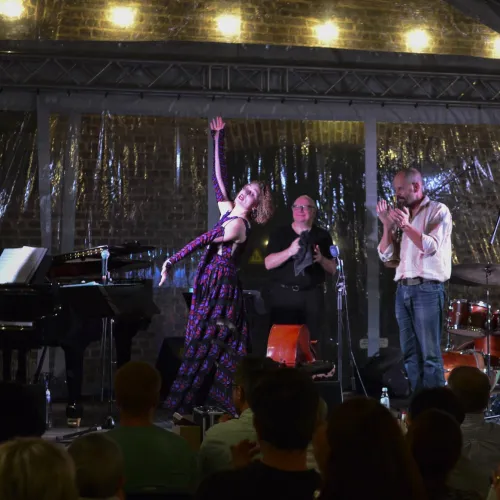 Jazz 'n jenever 2019: Kim in the Middle feat. Bart Maris (foto: C. Paesen)