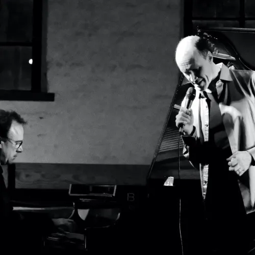 Jazz 'n jenever 2019: Diederik Wissels & David Linx (foto: Tony Daenen)