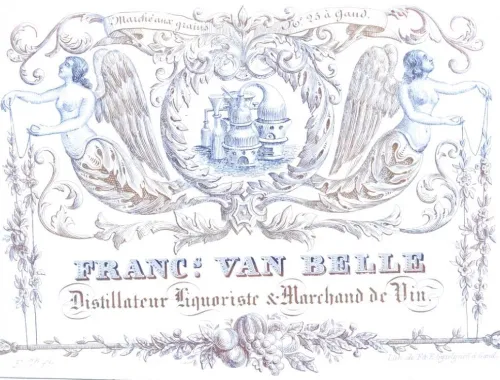 Porseleinkaart Van Belle