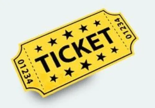 Ticket tekening